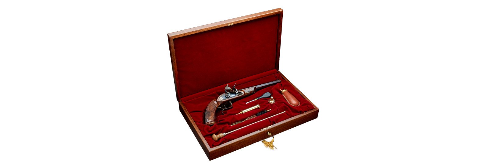 Le Page DELUXE flintlock model with case